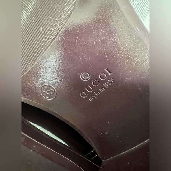 GUCCI GG HIGH RAIN BOOTS SIZE 38 - Picture 11 of 14